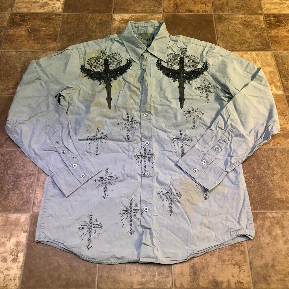 Roar Distressed NO TURNING BACK Graphic Shirt